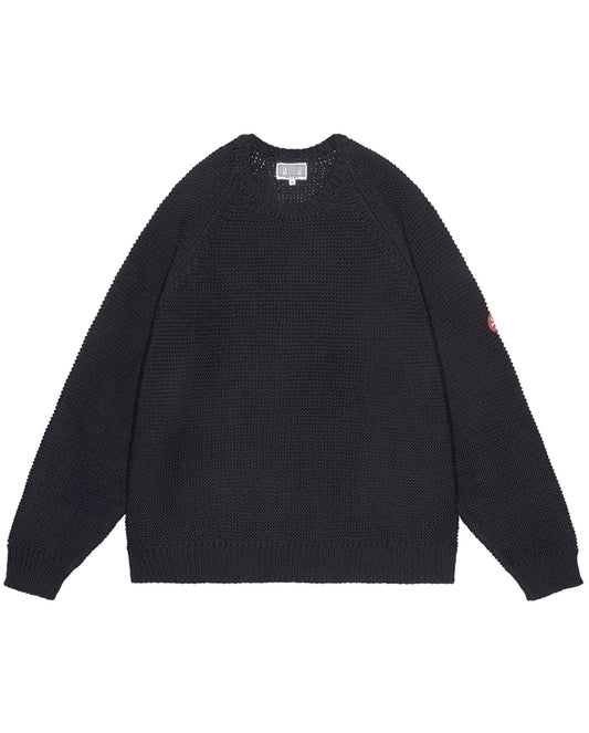 Raglan Sleeve Cotton Knit