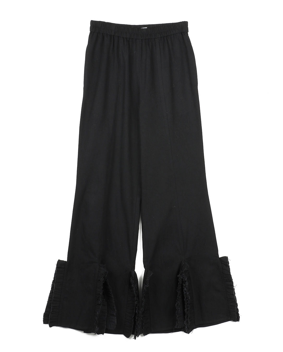 Chambray Frill Pants black – LOVE nagoya