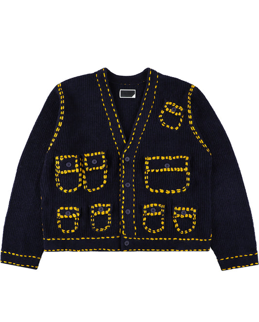 PG1 Pocket Cardigan navy