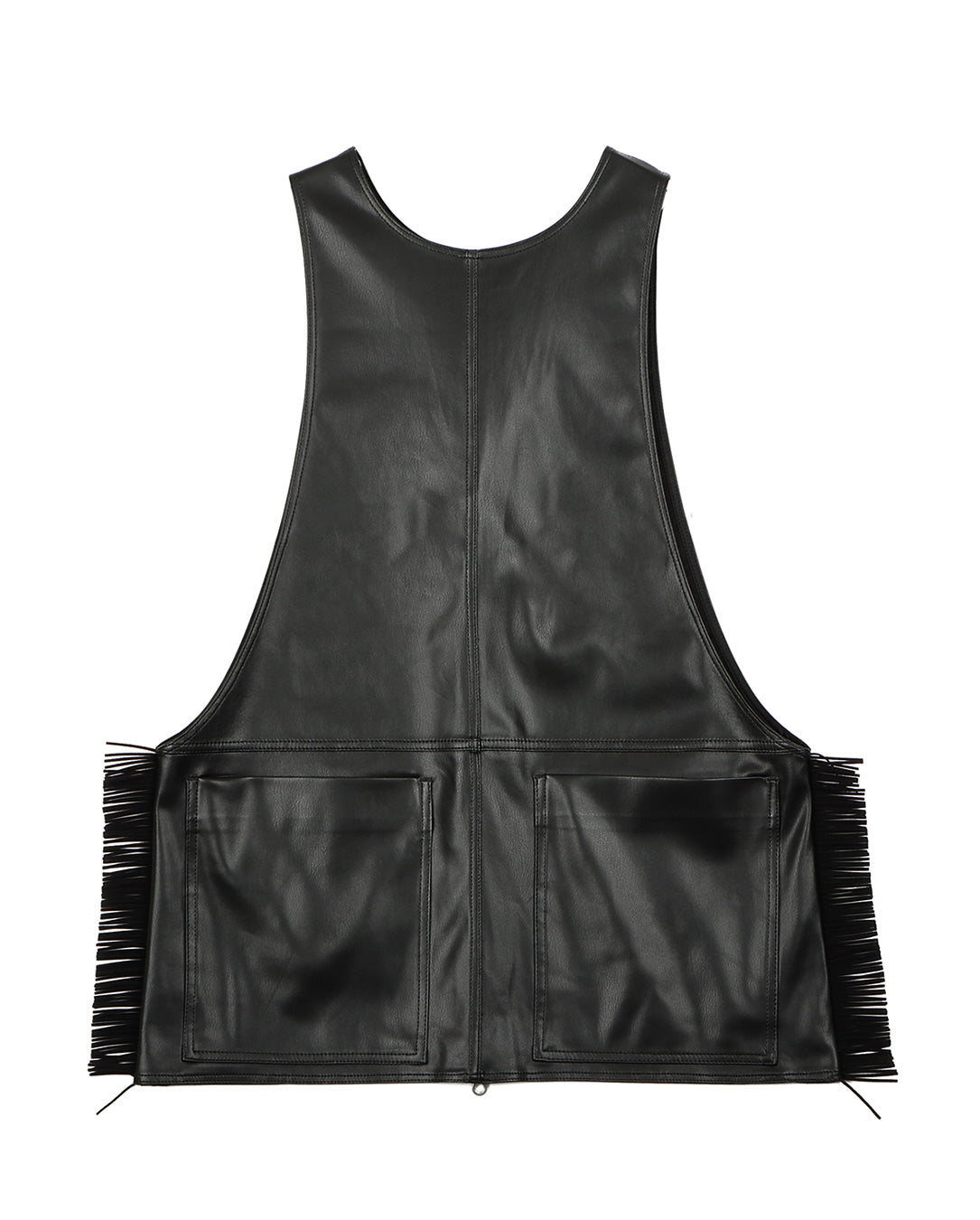 Fake Leather Vest black – LOVE nagoya