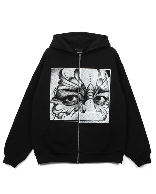 Butterfly Man Zip Up Hoodie