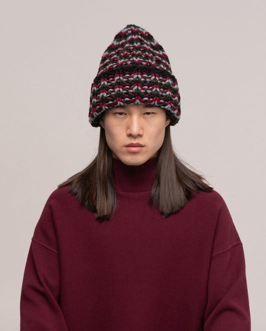 2562 Multi-Border Beanie black