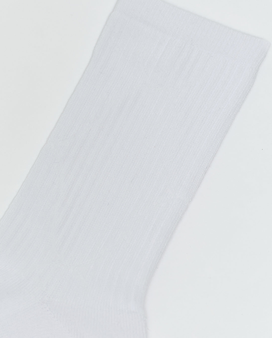 Jacquard Solid Socks white