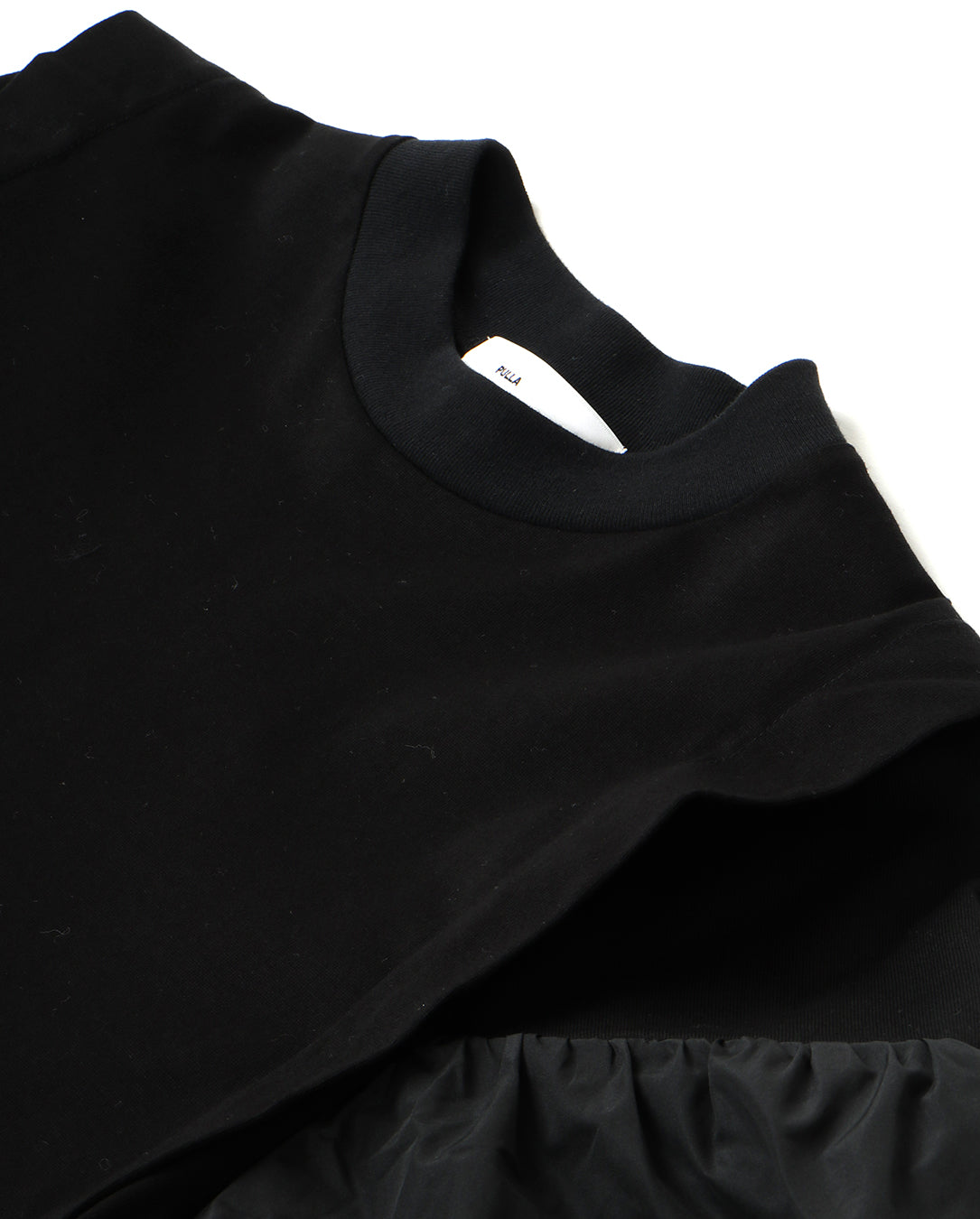 Cotton jersey T-shirt black