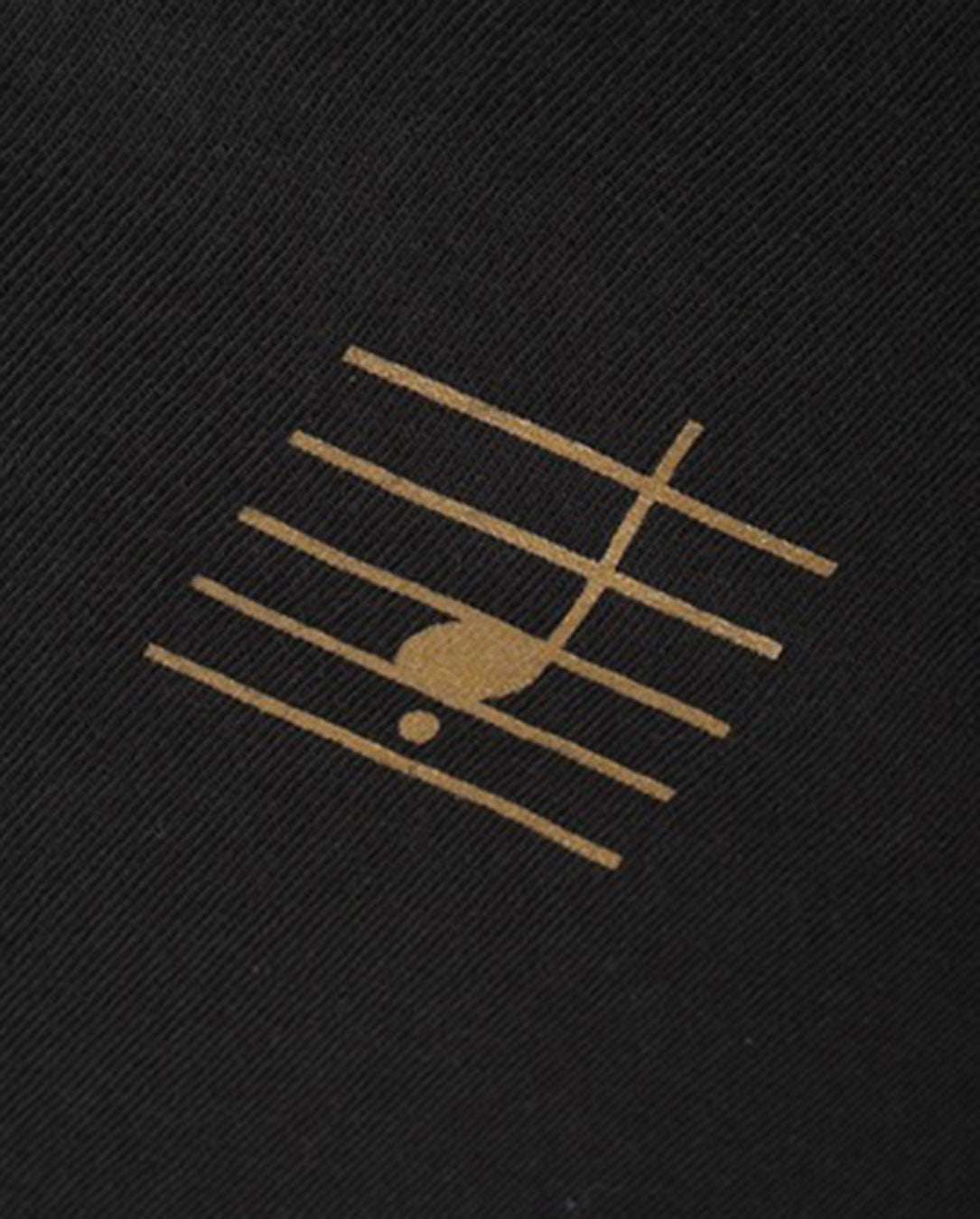 Magic,Made Visible Cut Off Print T-shirt black