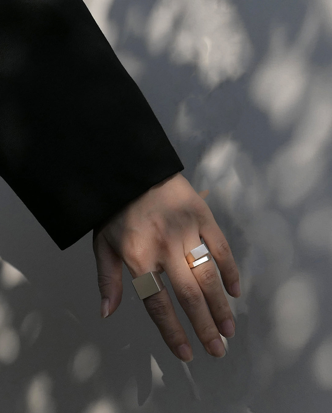 Wide Square Signet Ring