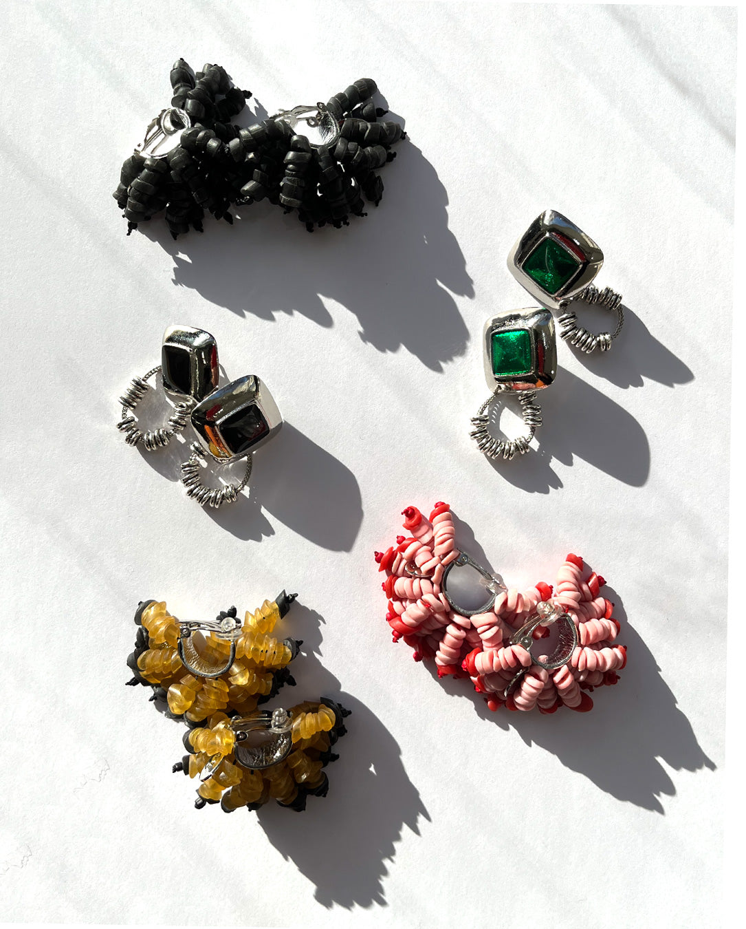 Beads Earrings black