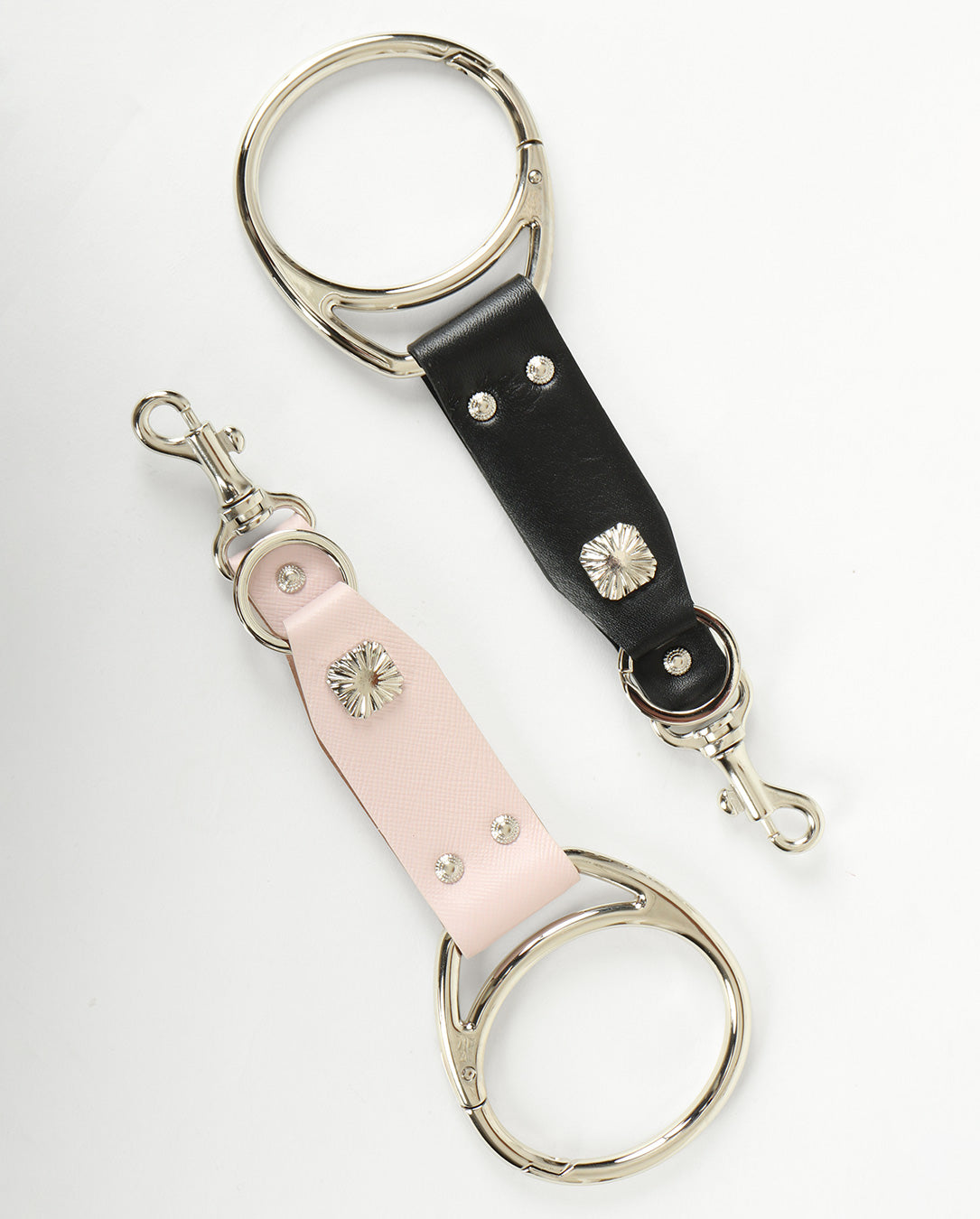 Leather Key Ring black