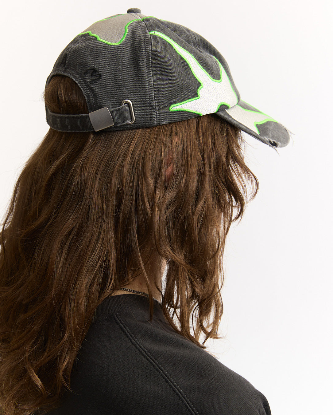 Thirty Three And A Third Baseball Cap black wash/sharp green