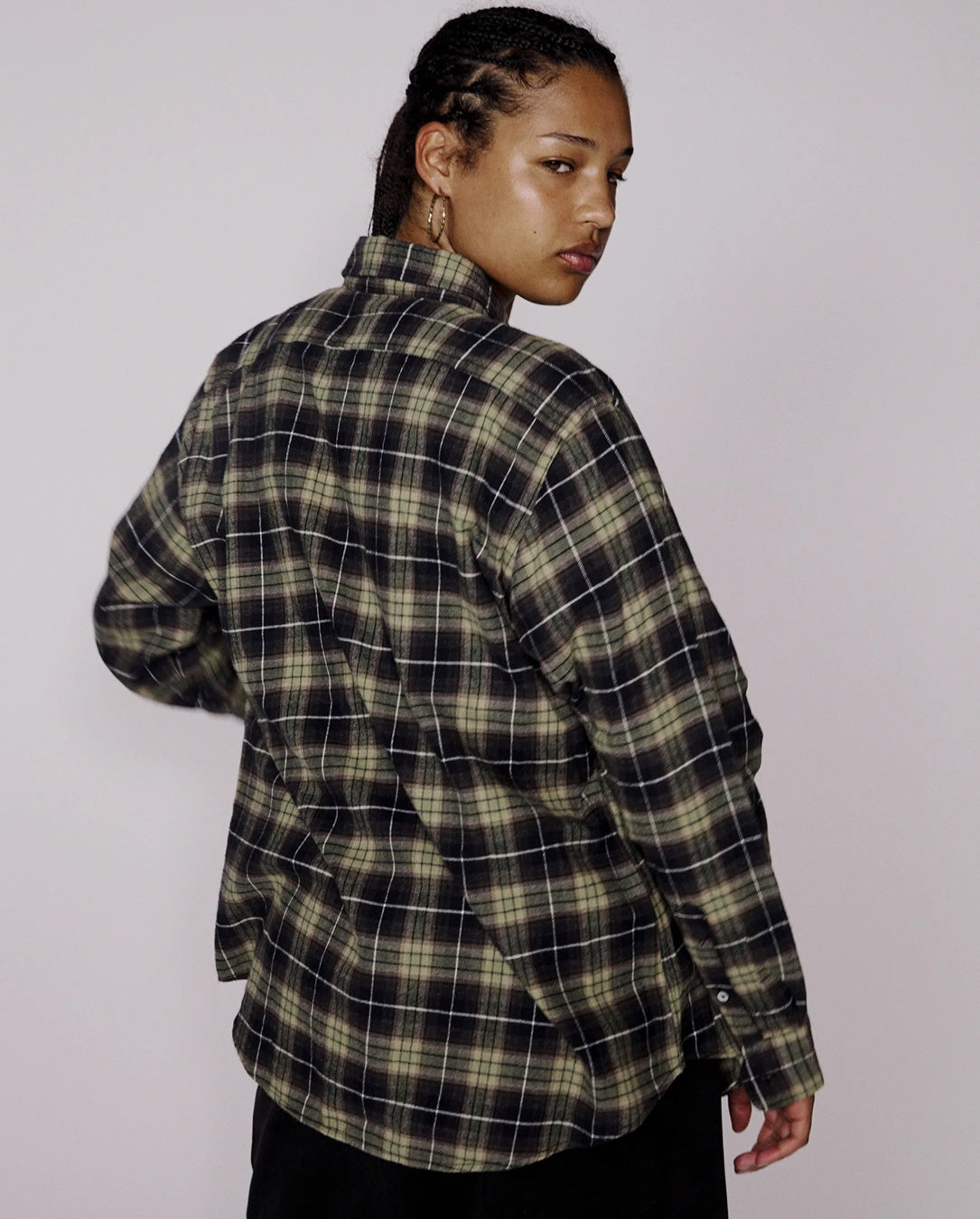 No Problemo Plaid Shirt green