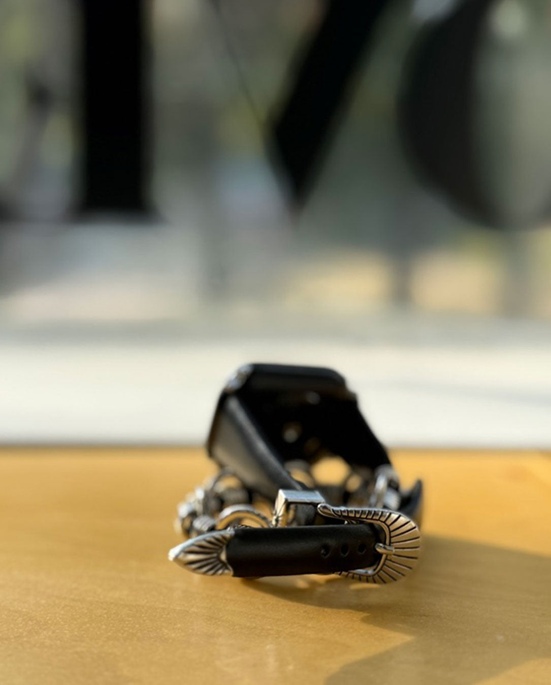 Ring Metal Watch Belt black