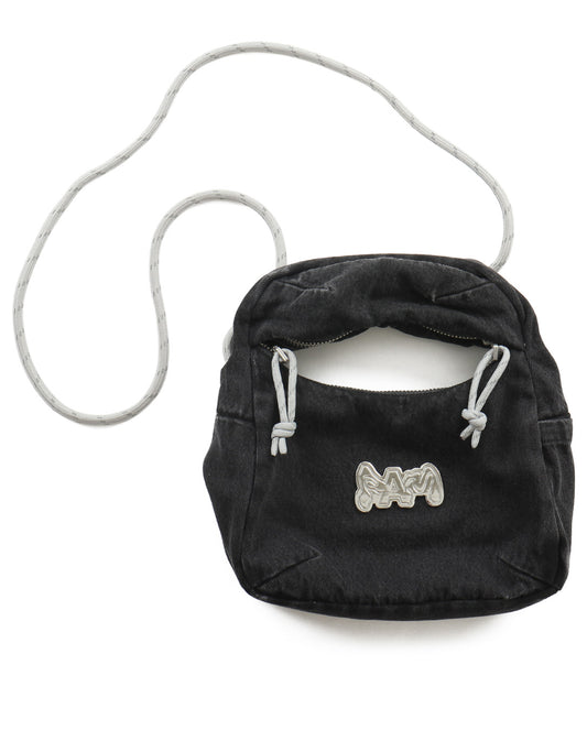 Mini Denim Tarot Bag black wash
