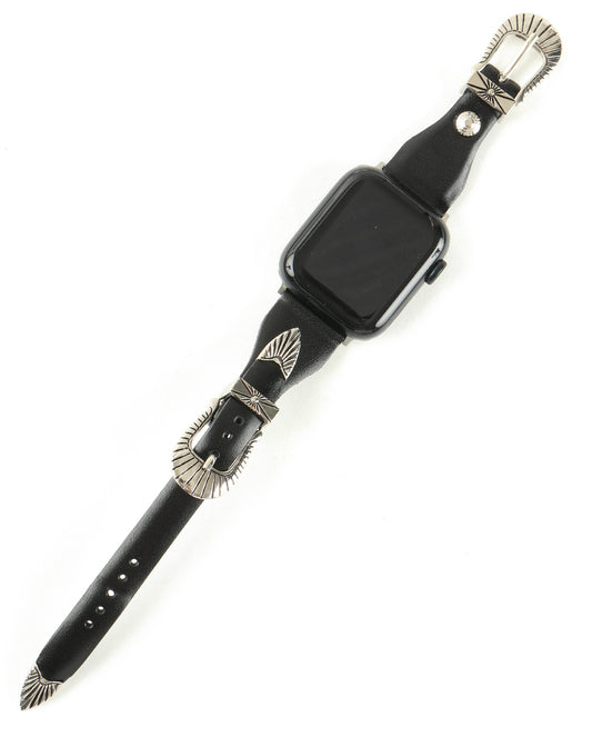 Double Buckle Watch Belt black