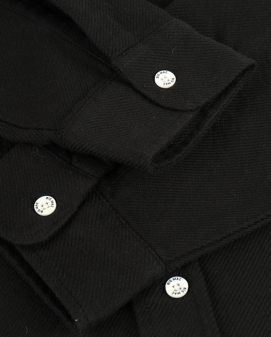 Cat Foot Print Nel Shirt black