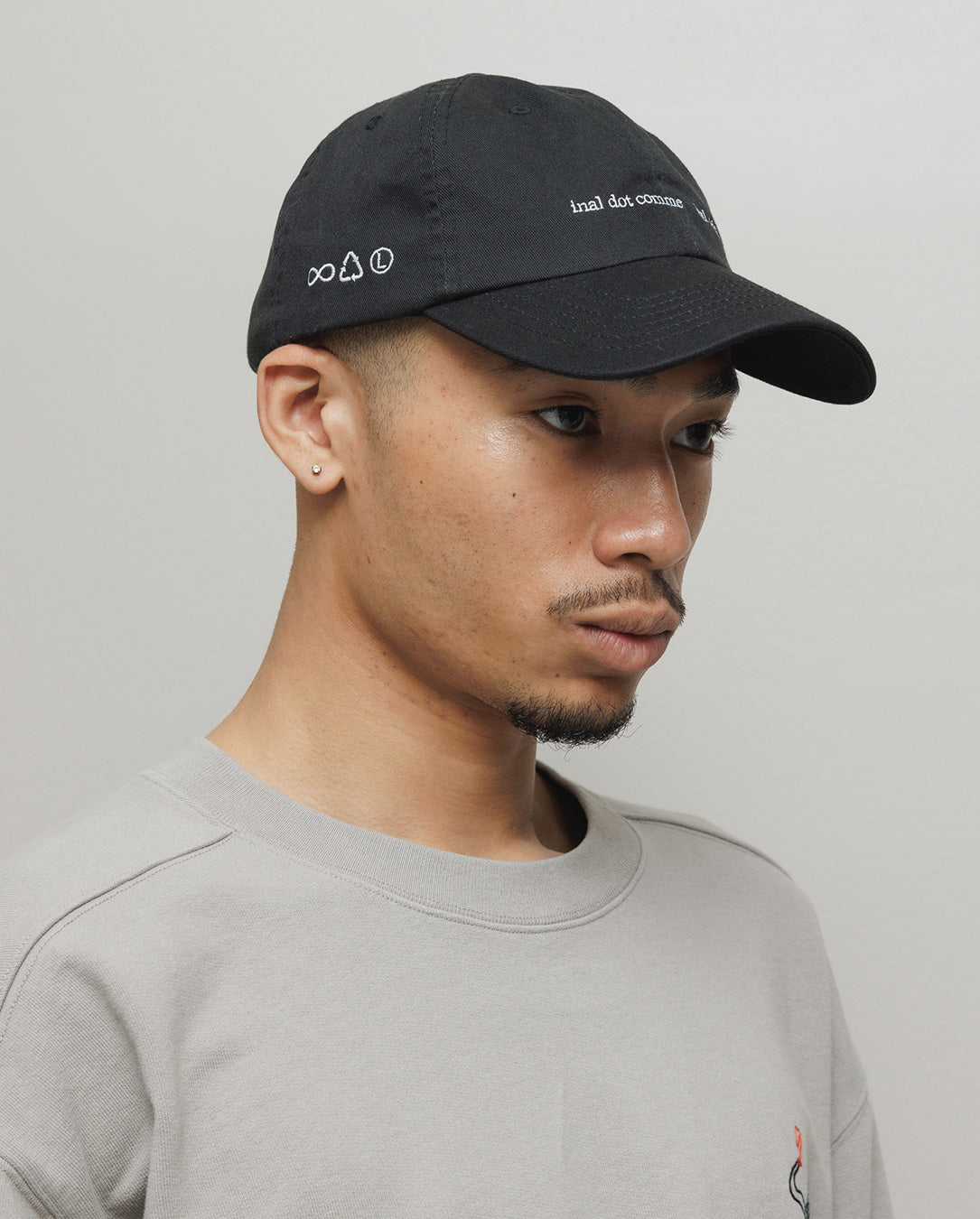 Cotton 6-Panel Hat black