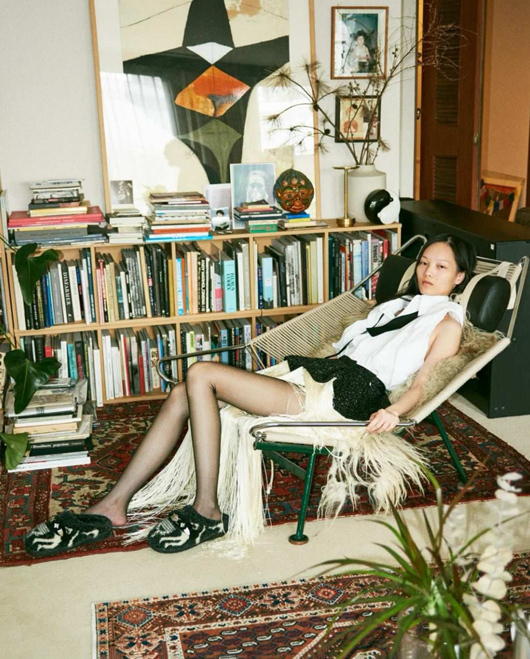 TOGA × SUBU Knit Slip-On black