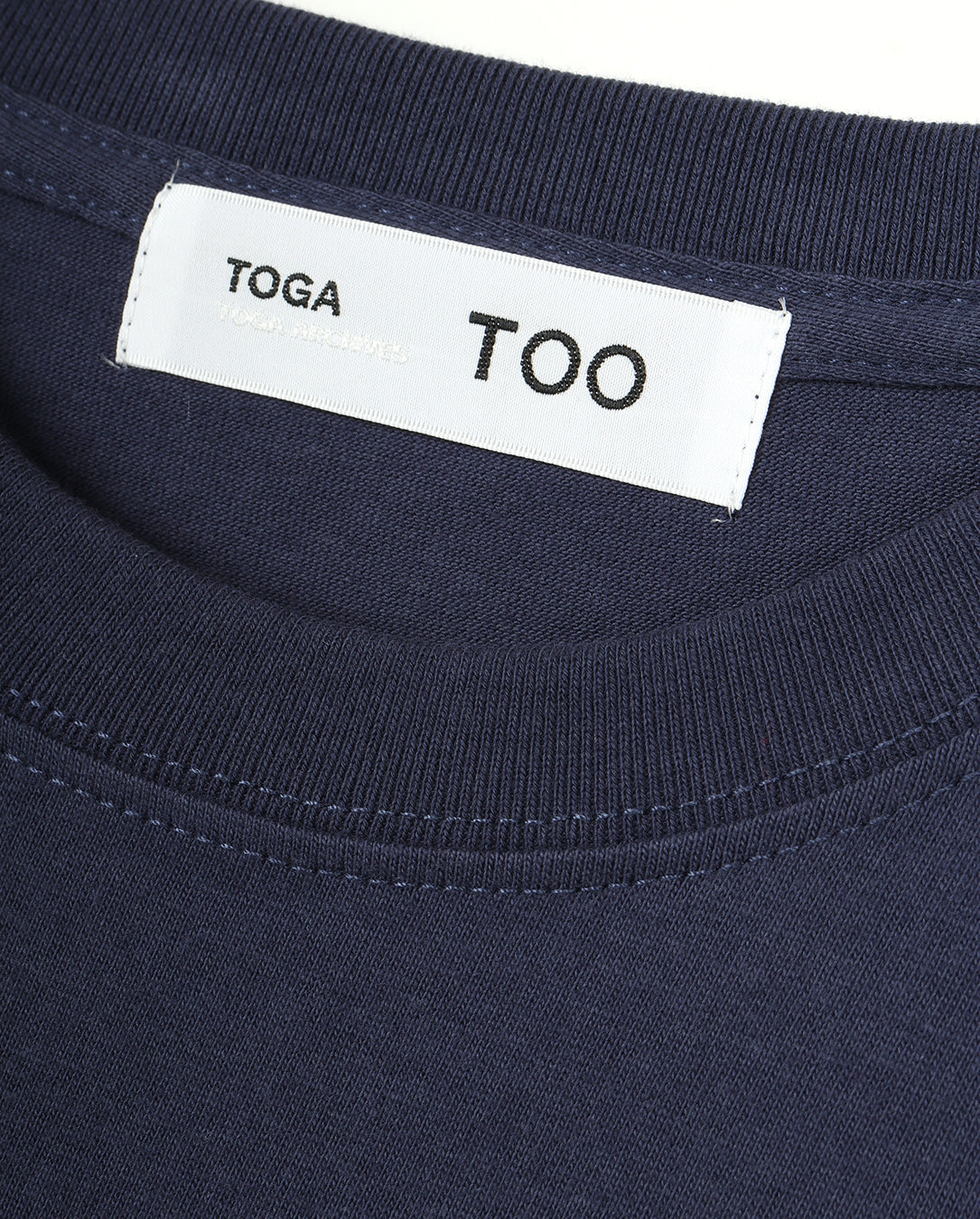 Embroidery T-shirt navy