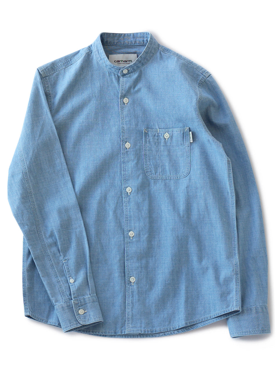 X' L/S Robert Shirt (indigo bleached)