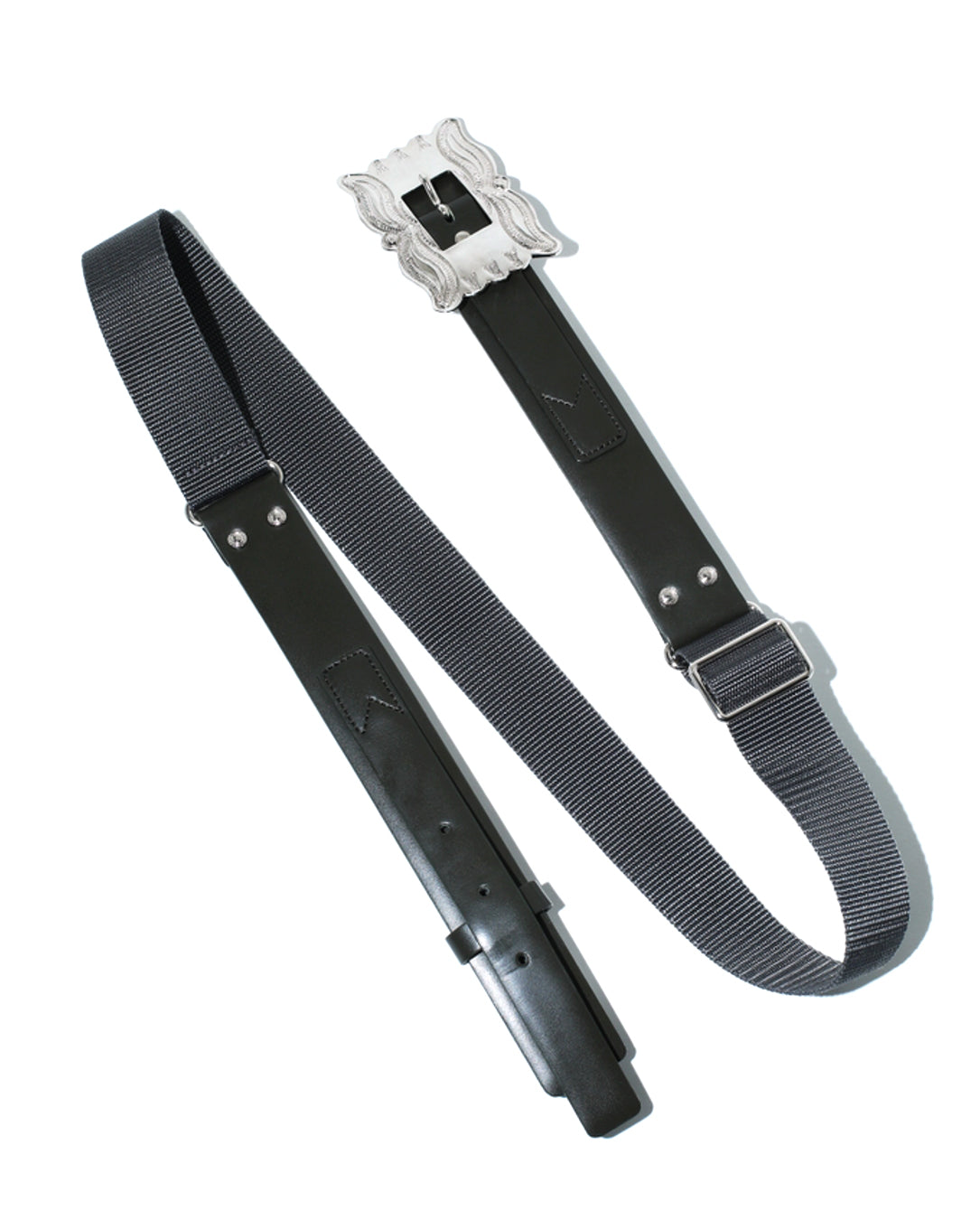 Square Buckle Belt black