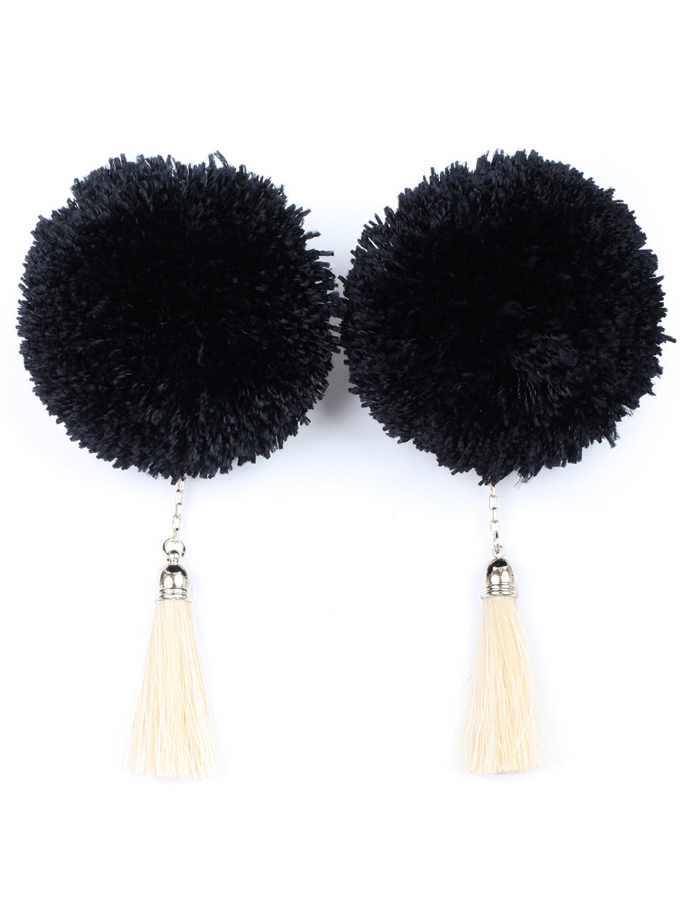 Motif Earrings black