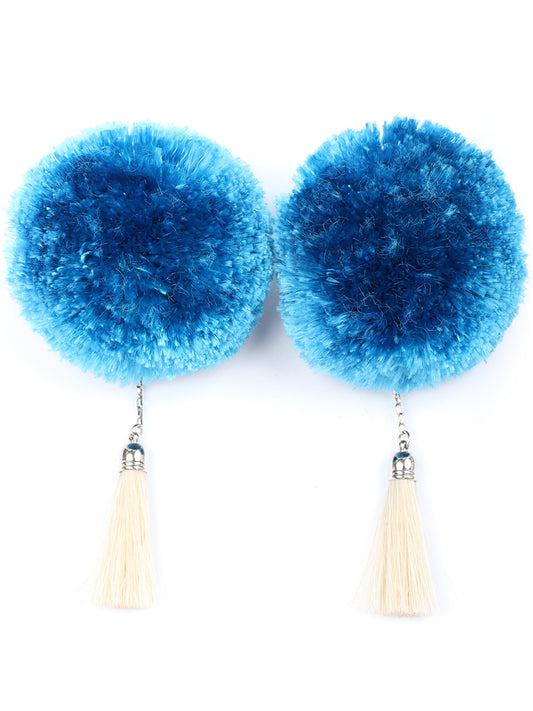 Motif Earrings (light blue)