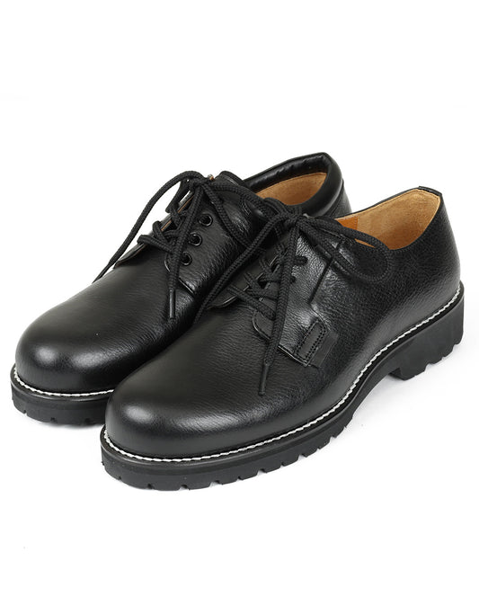 Asymmetric Postman Shoes black