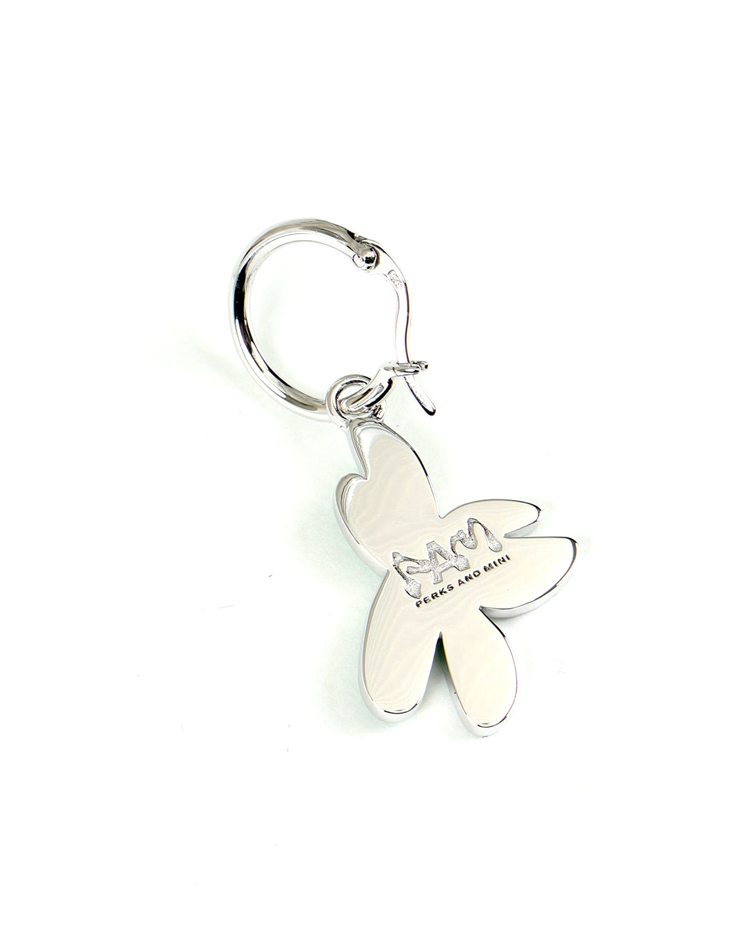 Floating Warp Gestures Earring azure blue