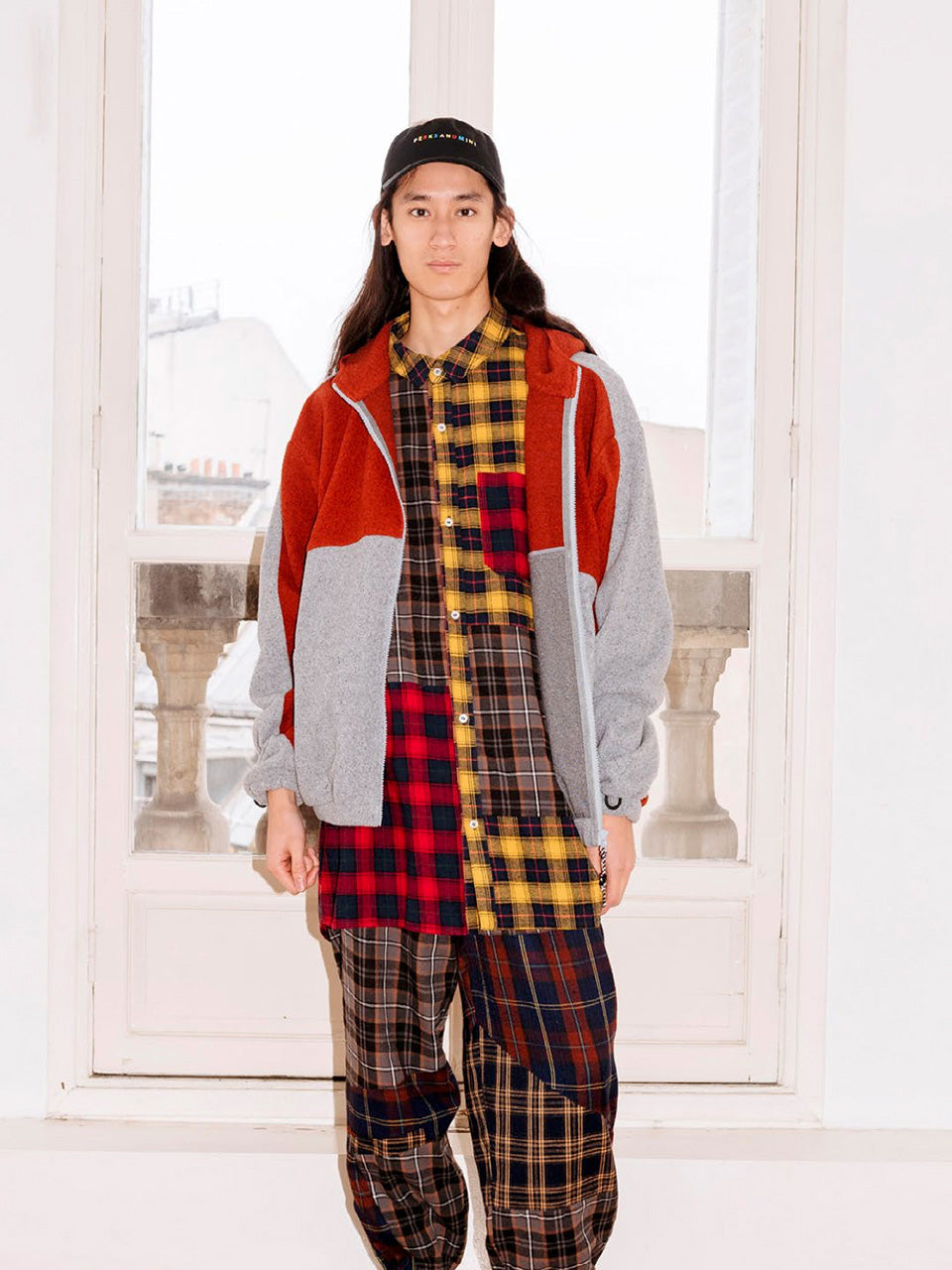 Arial Canopy Checked Panel Shirt (bright check multi)