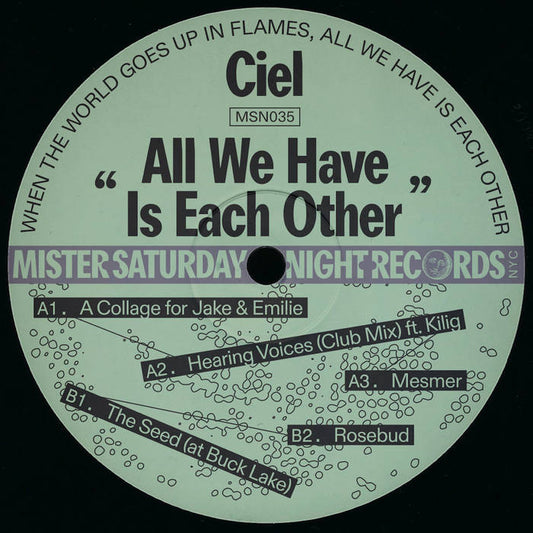 Ciel/All We Have Is Each Other