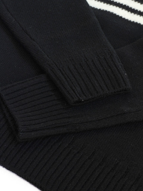 L/S Flag Knit (black)