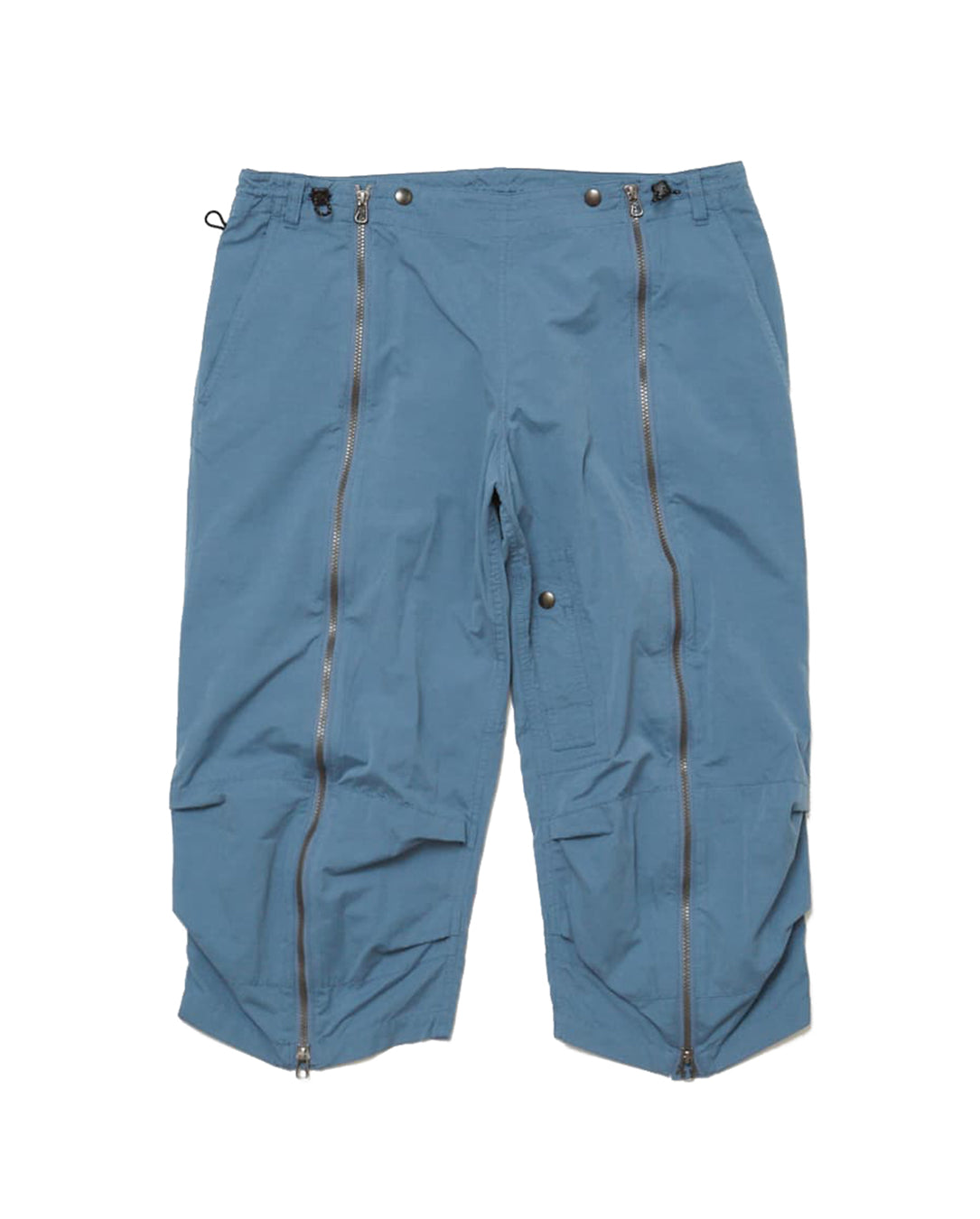 Zip Flight 3/4 Pants blue gray