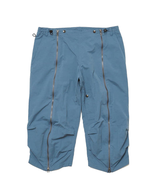 Zip Flight 3/4 Pants blue grey
