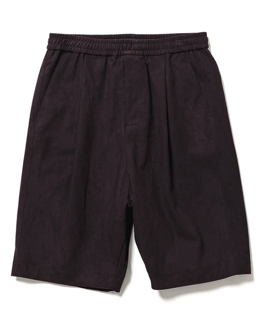 Synthetic Suede Shorts purple