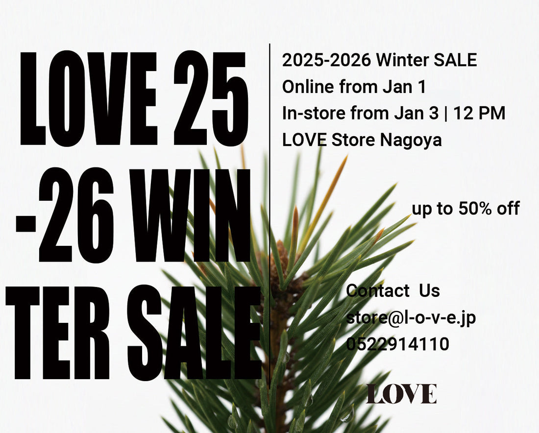 LOVE 2025-26 A/W SALE Start