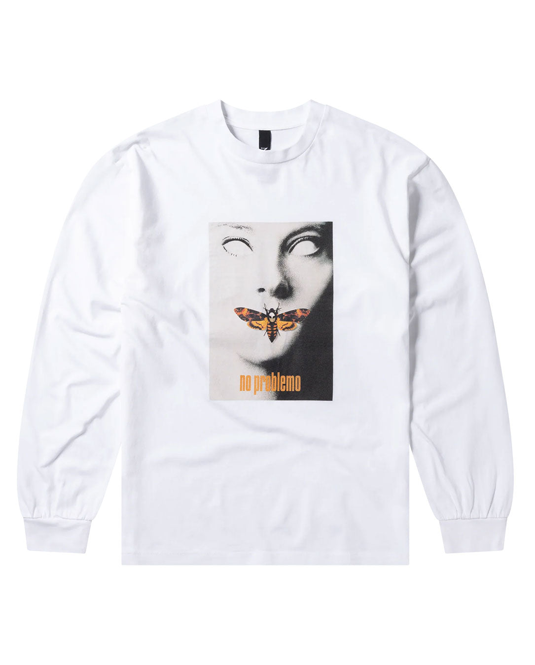 No Silence LS Tee white