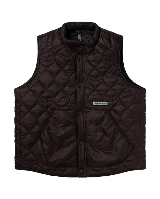 Reversible Alien-O Liner Vest brown/black