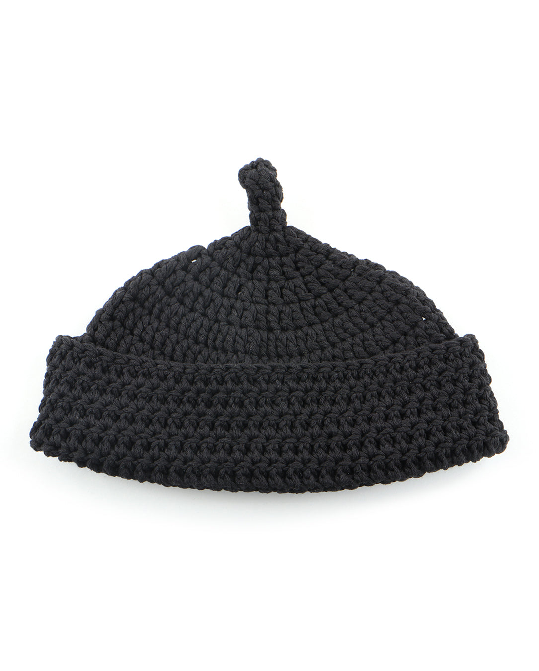 24224 Crocheted Beanie black – LOVE nagoya