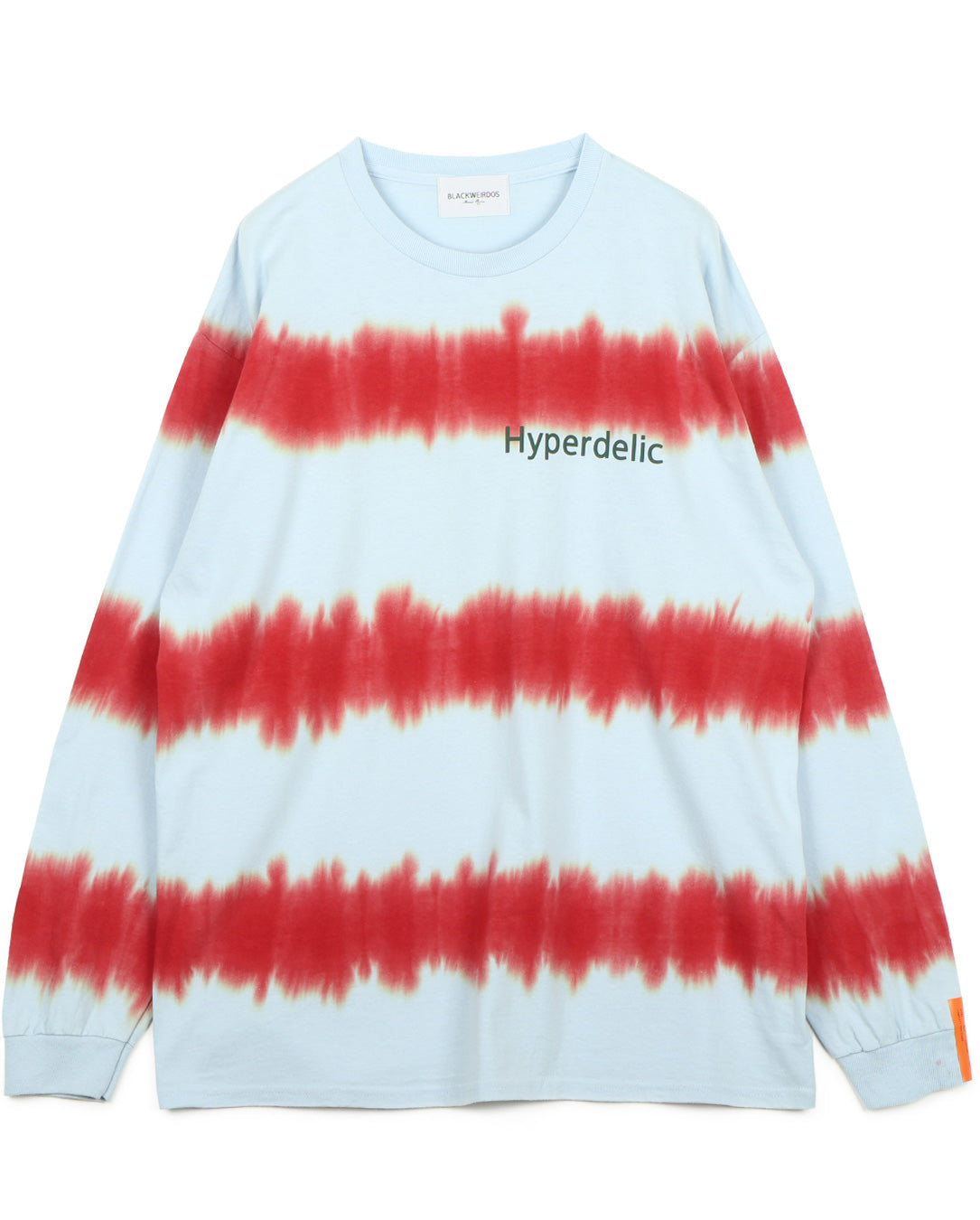 Tiedye Border LS Tee sky