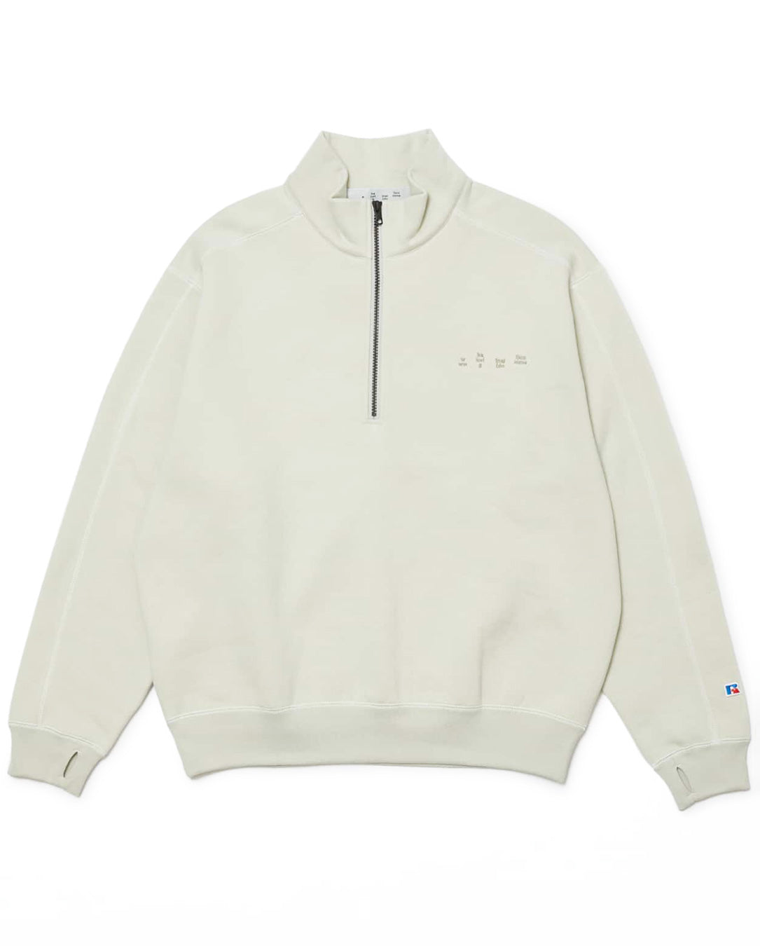 Bal/Russell Athletic Heavy Cotton Half Zip sand