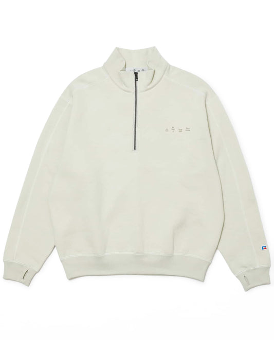 Bal/Russell Athletic Heavy Cotton Half Zip sand