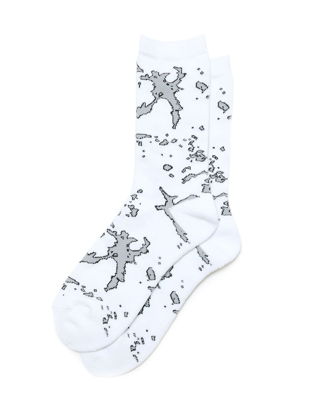 Jacquard Socks white