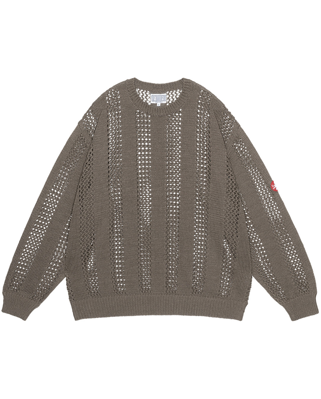 Cotton Wale Stripe Knit khaki