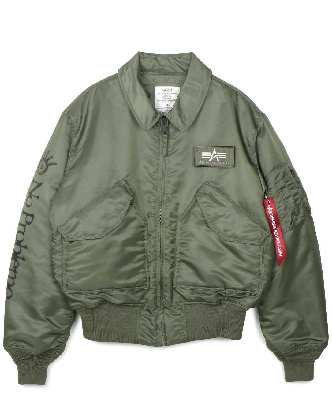 NP x Alpha Industries Ancient Findings Jacket