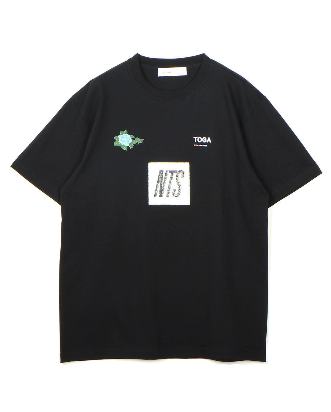 Logo print T-shirt TOGA×NTS black