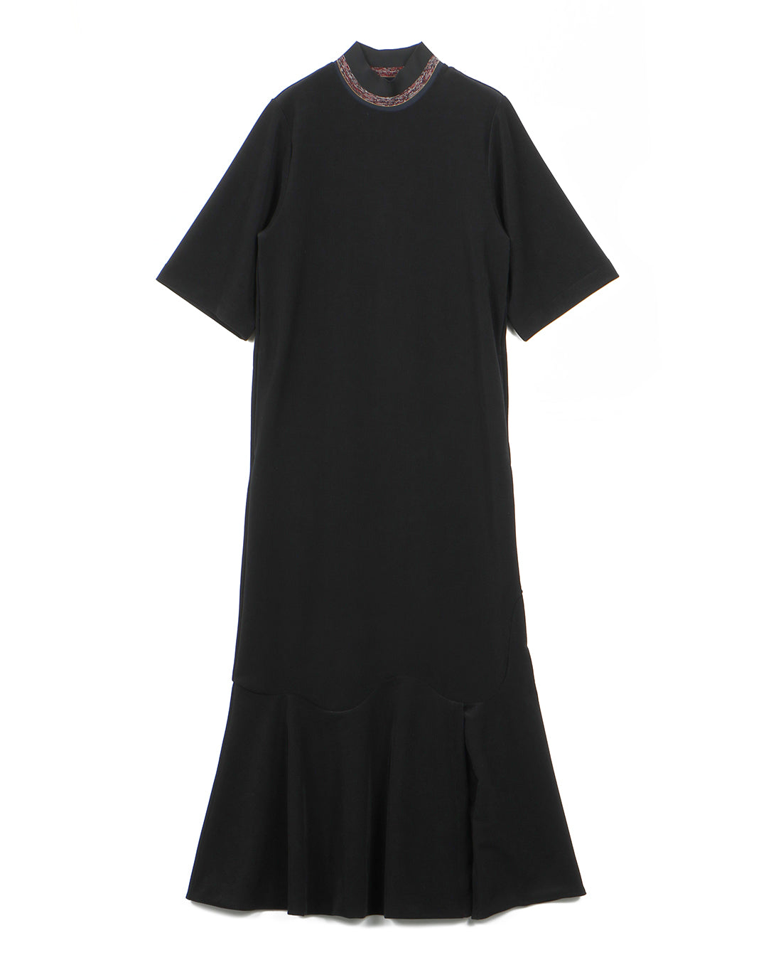 Code Pique Jersey Dress black