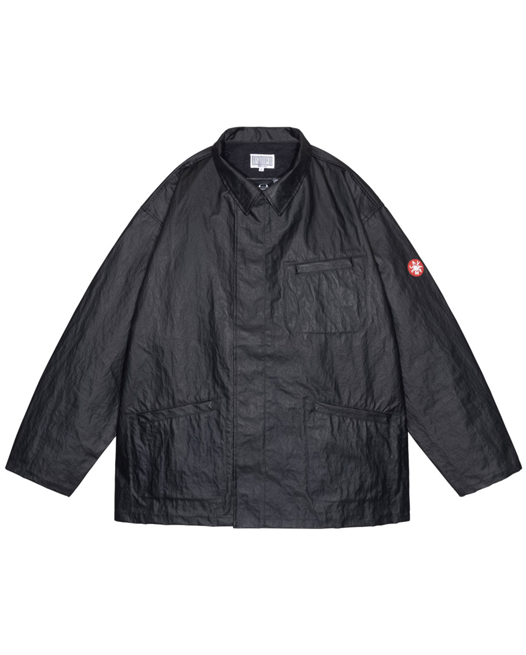Pu Layer Nylon Zip Jacket
