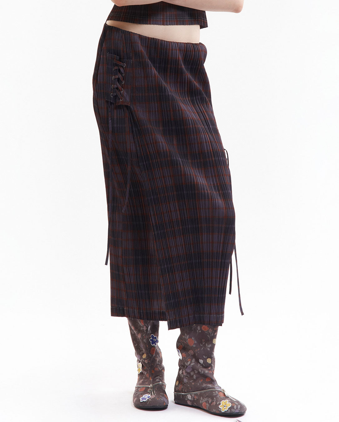 Bodhi Pleated Long Skirt