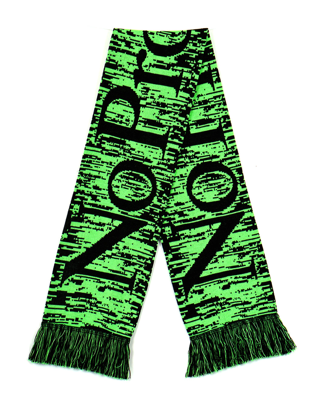 No Problemo Glitch Scarf green