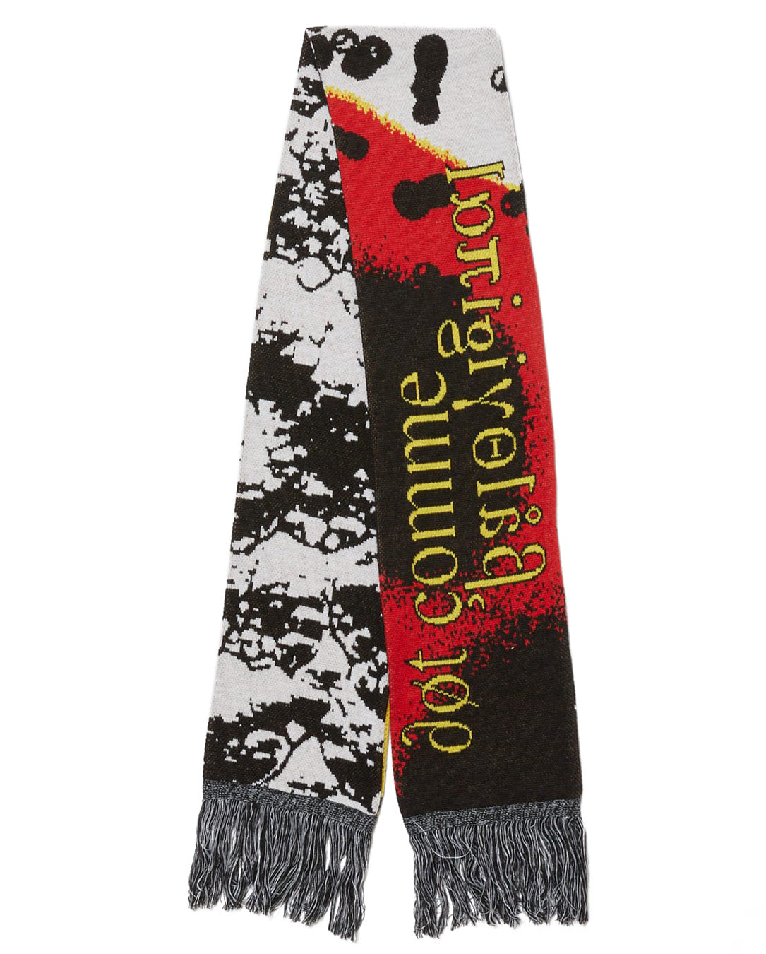 Jacquard Knit Soccer Scarf multi