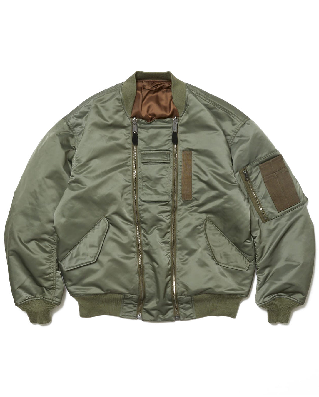 Bal/Spiewak Double Zip Bomber Jacket alpha green